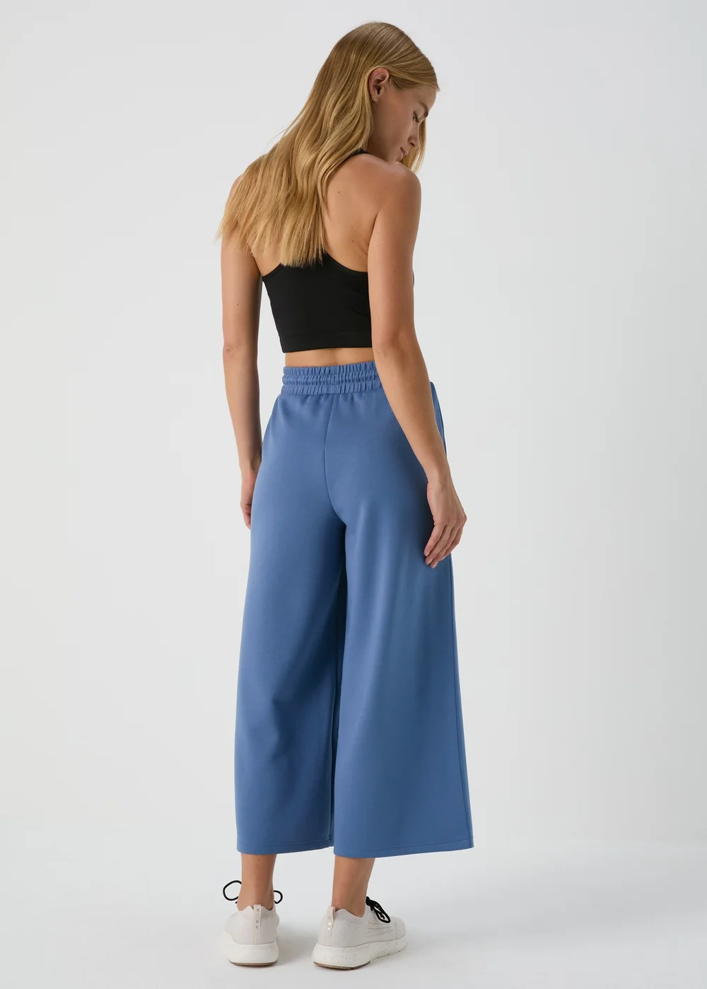 Souluxe Blue Wide Leg Trousers - S Image 2
