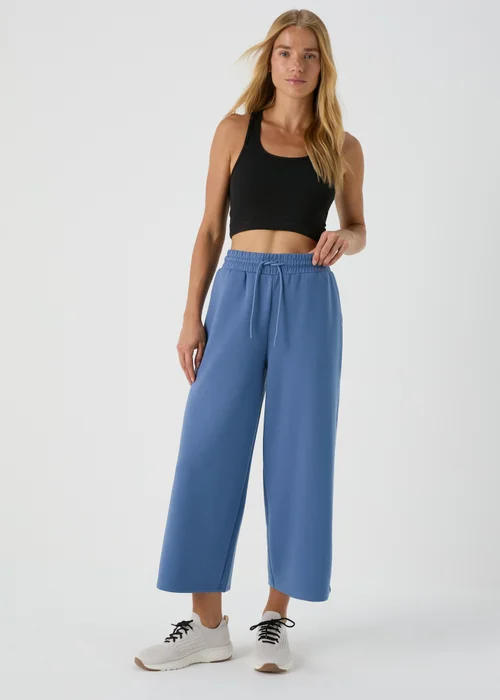 Souluxe Blue Wide Leg Trousers - S Image 1