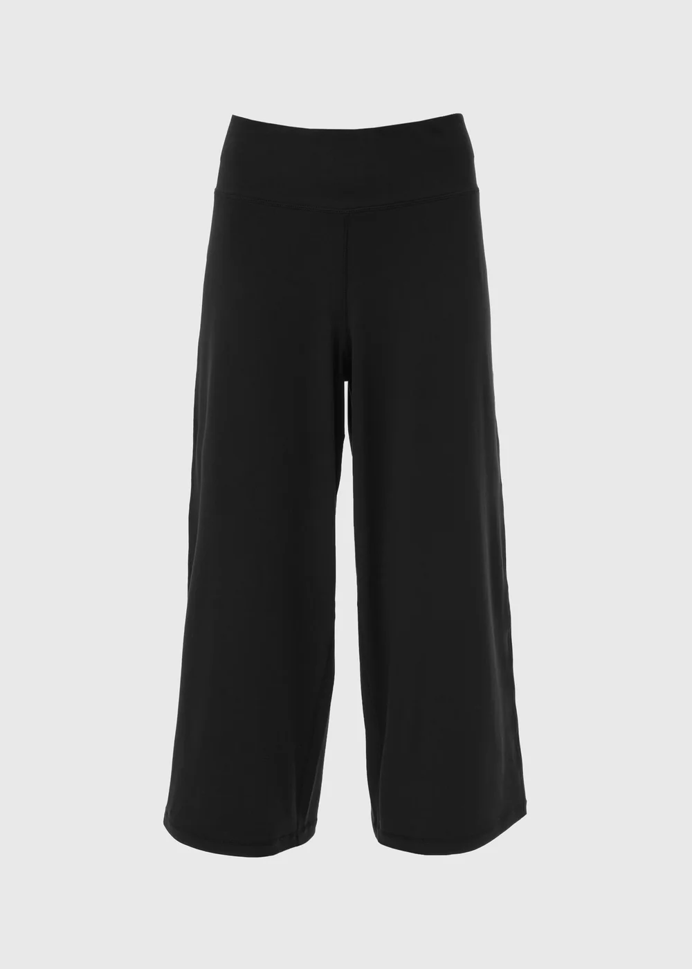 Souluxe Black Wide Leg Cropped Jogging Bottoms - 8 Image 5