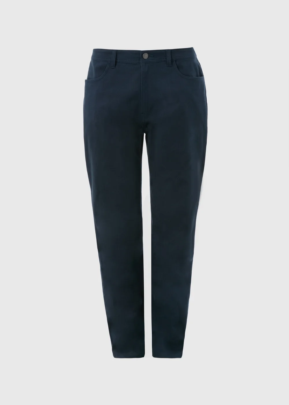 Navy Textured Chinos - 30 Waist Regular Image 5