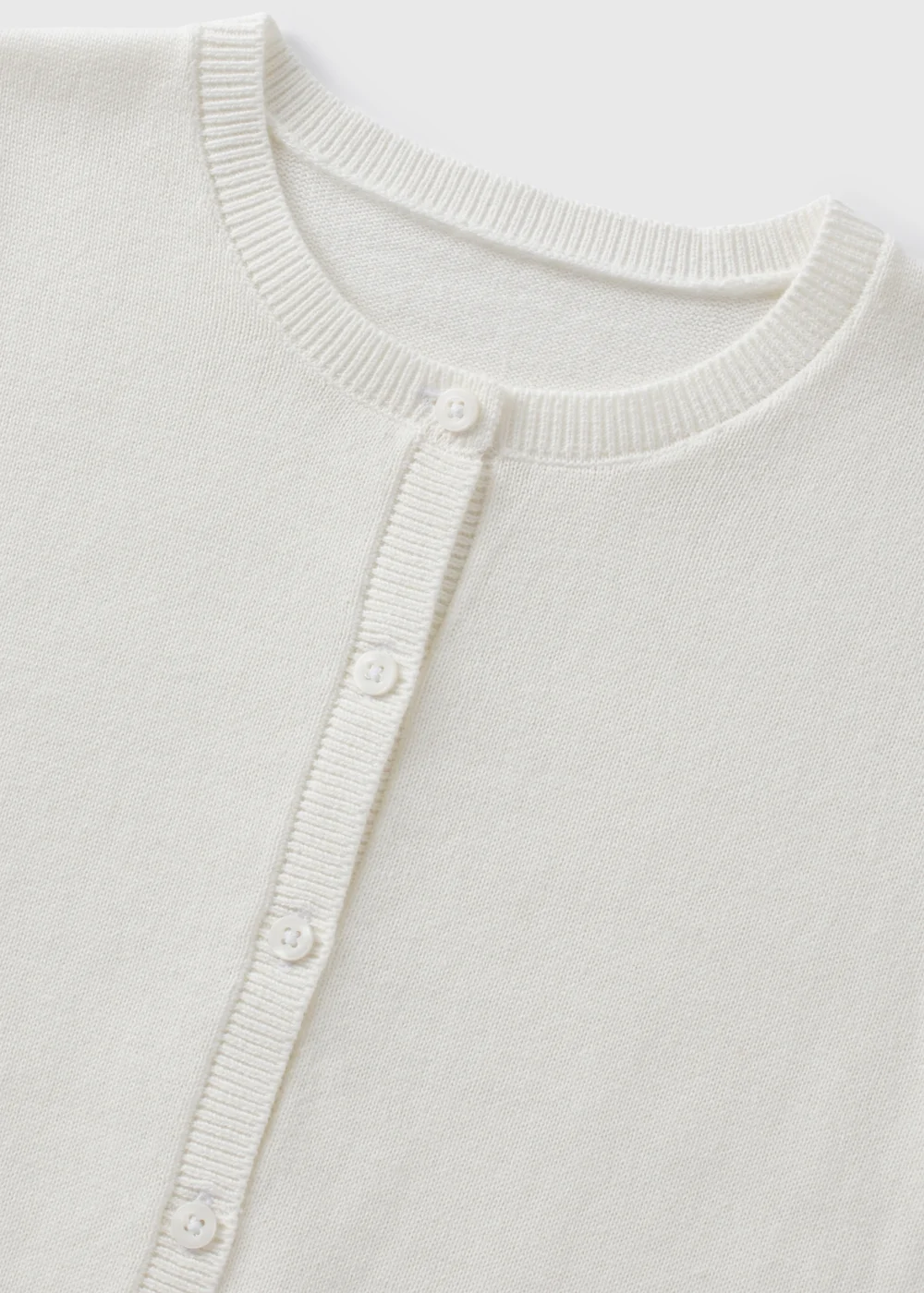 Girls Cream Lightweight Cardigan (1-7yrs) - 2-3 Yrs Image 2