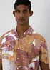 Peach Abstract Print Shirt - S Image 3