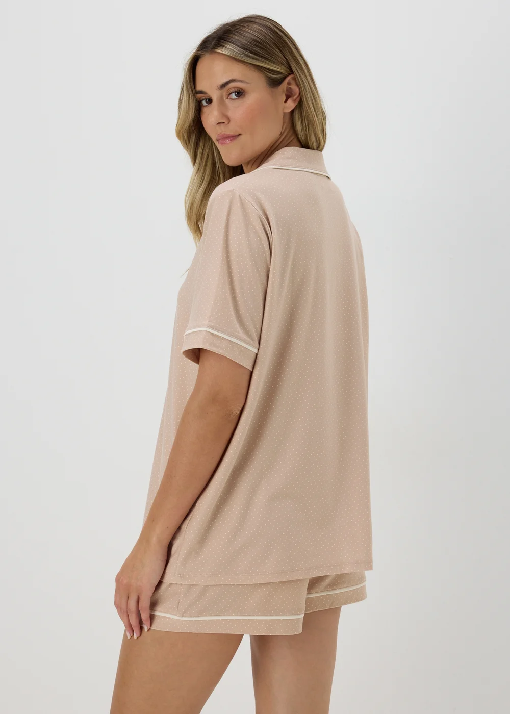 Mink Button Front Pyjama Set - Extra small Image 2