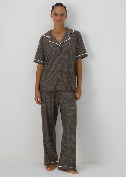 Grey Spot Design Pyjama Set - Extra small Image 1