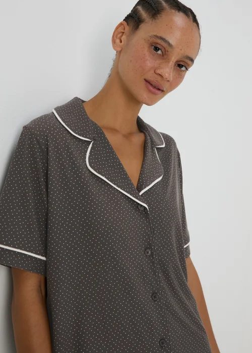 Grey Spot Design Pyjama Set - Extra small Image 3