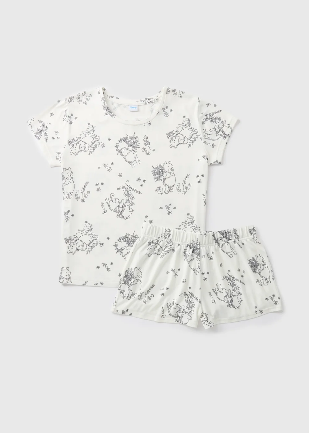 Winnie The Pooh Cream Pyjama Set - Extra small Image 4