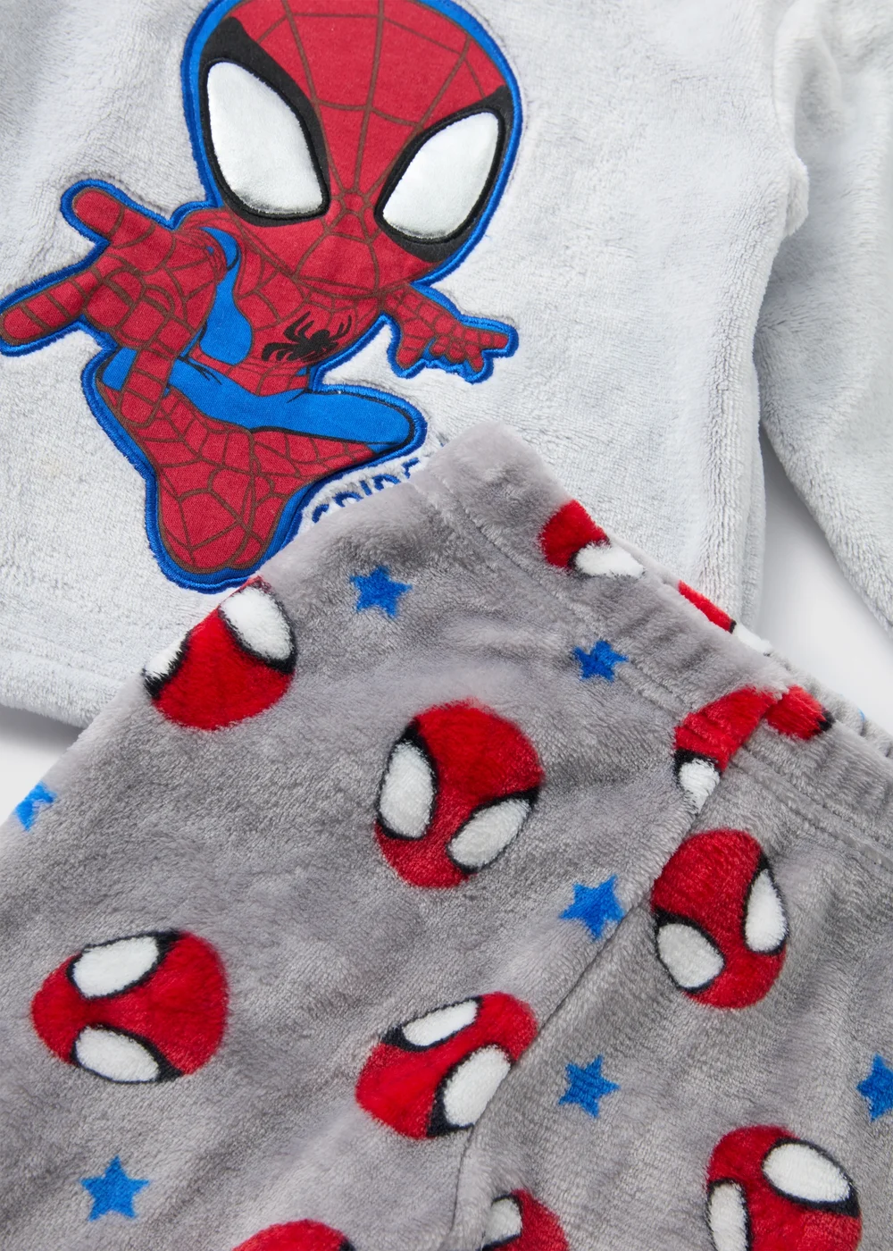 Spidey Boys Grey Fleece Pyjama Set (1-7yrs) - 1 half year to 2 Image 2