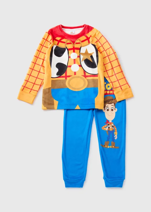 Toy Story Kids Blue Woody Fleece Pyjama Set (1-7yrs) - 1 half year to 2 Image 1