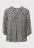 Black Floral Blouse - 8 Image 5