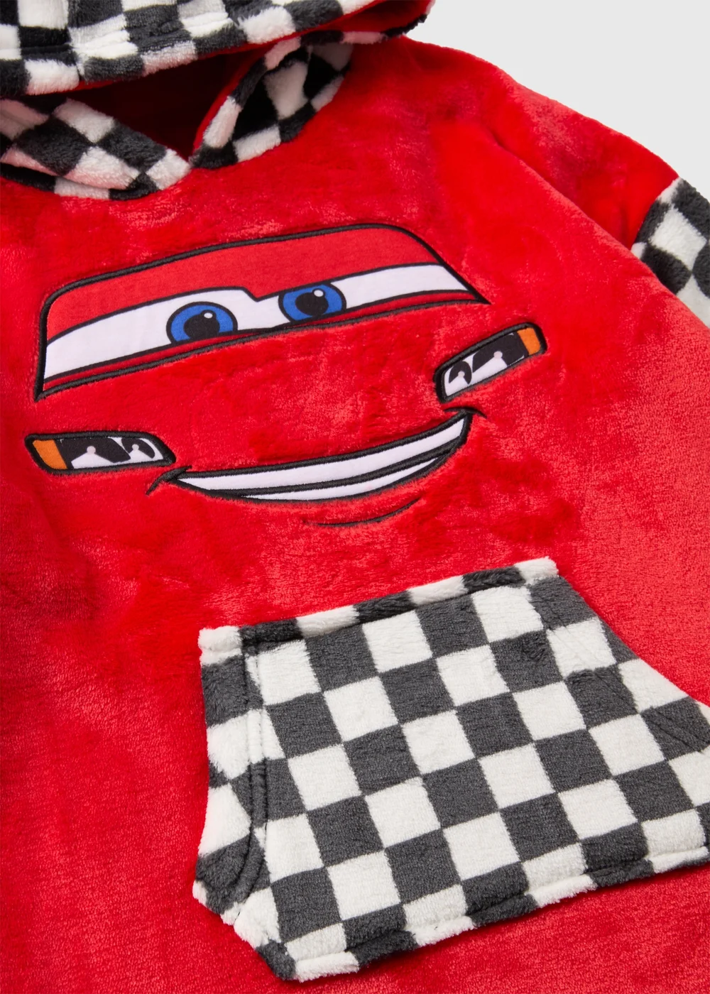 Cars Kids Red Lightning McQueen Snuggle Hoodie (3-13yrs) - Small Image 2