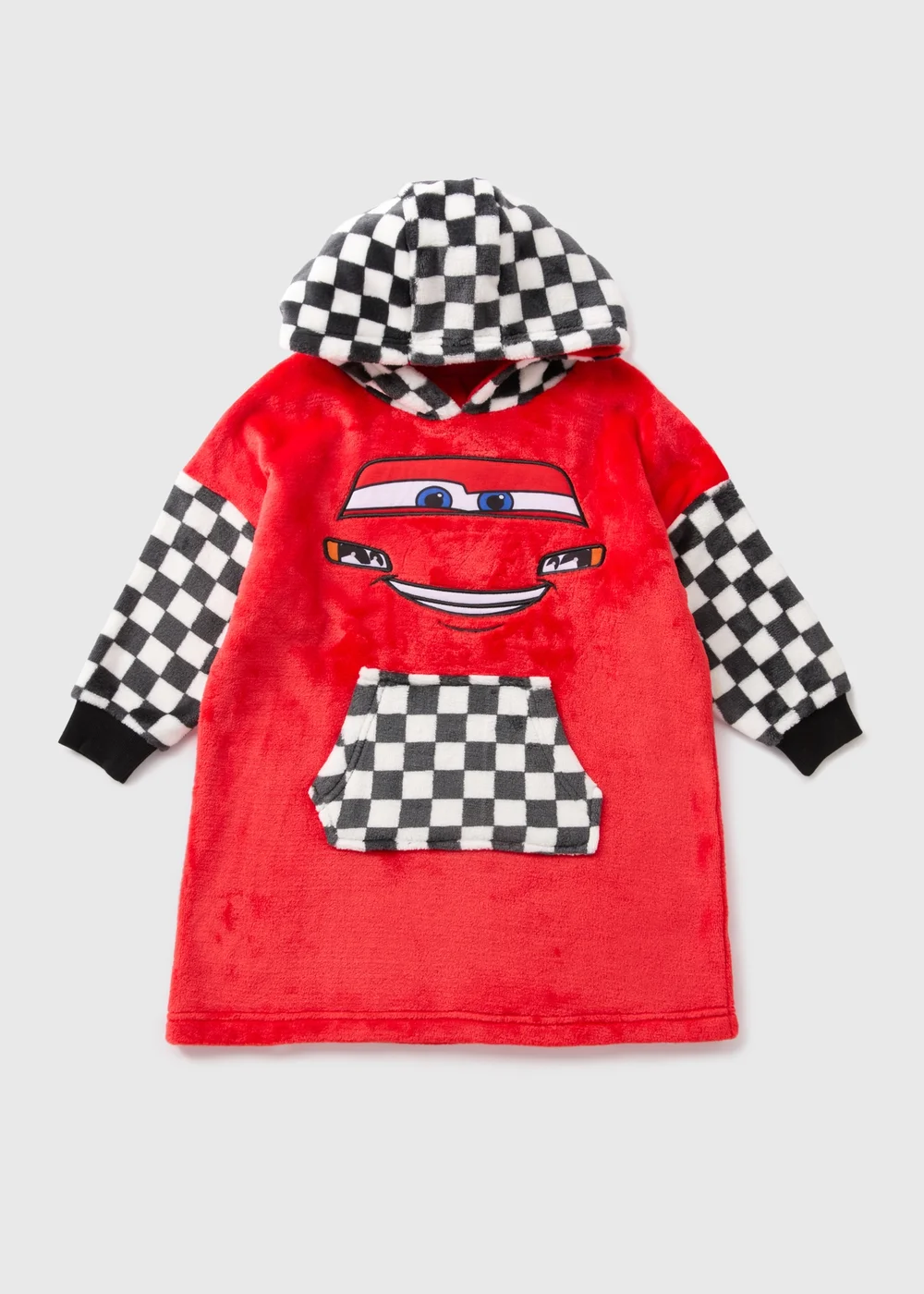Cars Kids Red Lightning McQueen Snuggle Hoodie (3-13yrs) - Small Image 1