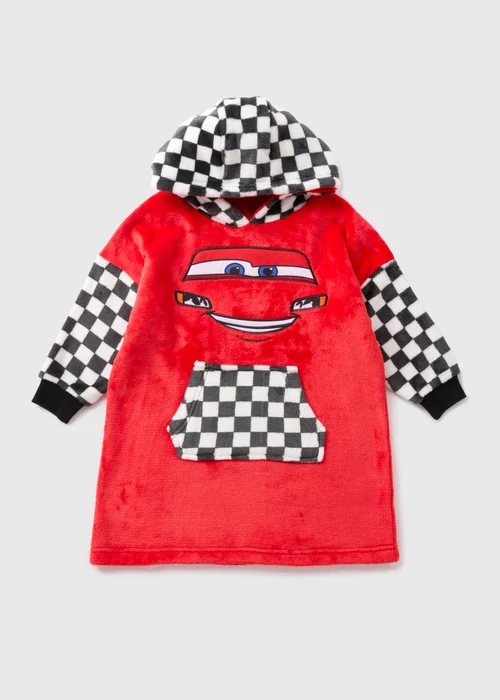 Cars Kids Red Lightning McQueen Snuggle Hoodie (3-13yrs) - Small Image 1