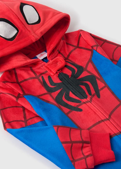Marvel Kids Red Spiderman Onesie (1-9yrs) - Age 2 - 3 Years Image 2