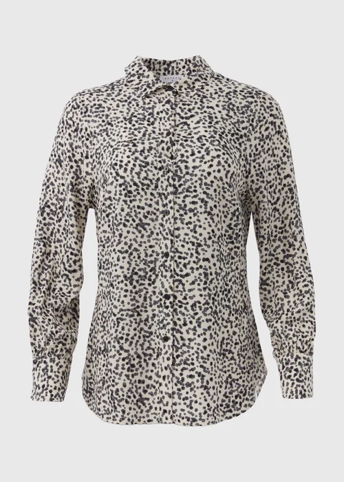 Cream Spot Print Viscose Shirt - 8 Image 5