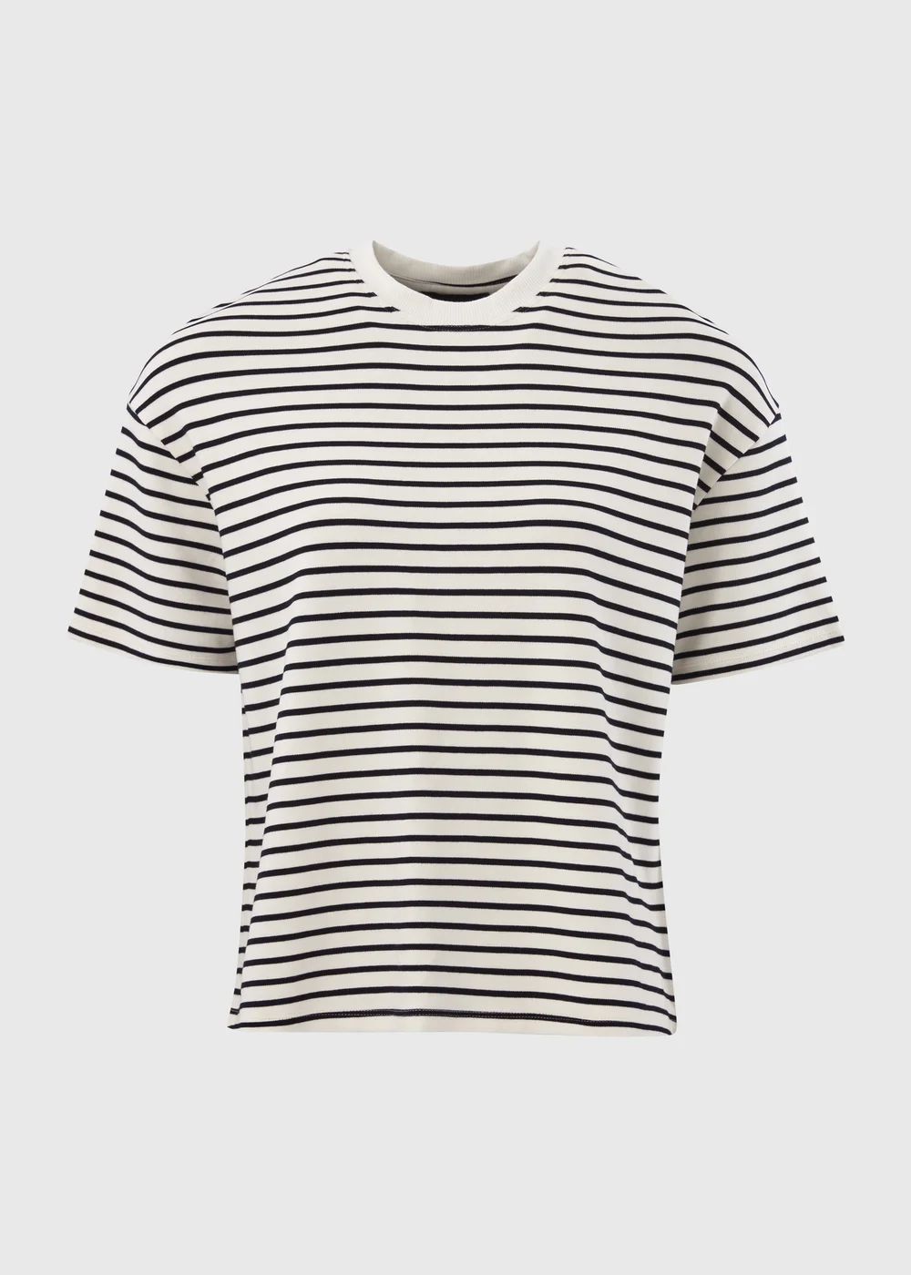 Et Vous White & Navy T Shirt - Size 8 Image 5