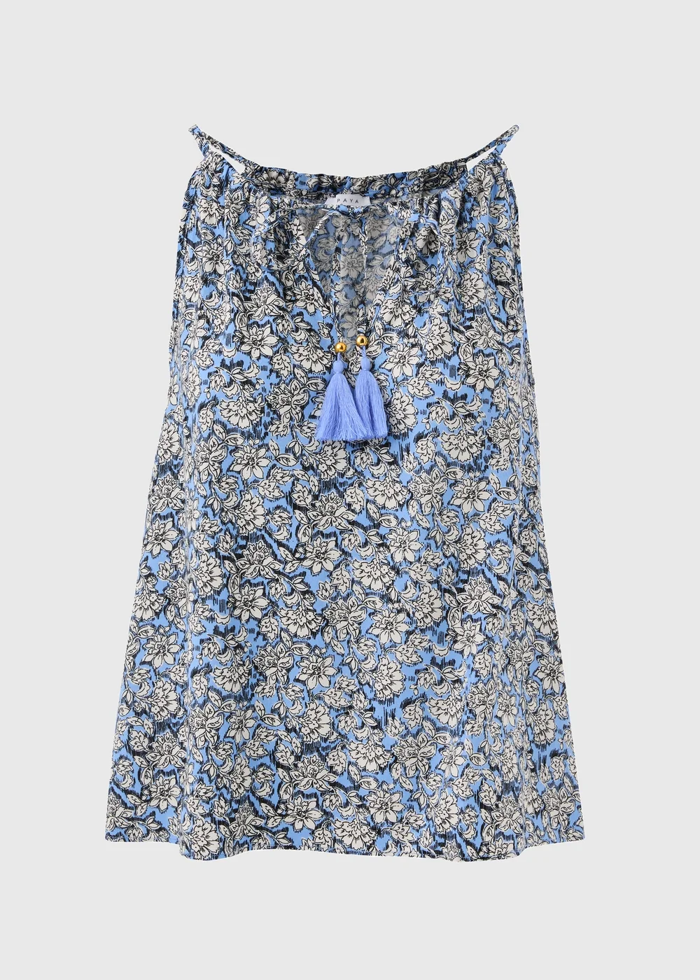 Blue Floral High Apex Cami - 8 Image 5