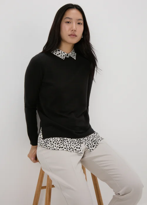 Et Vous Black Jumper & Shirt - 8 Image 1