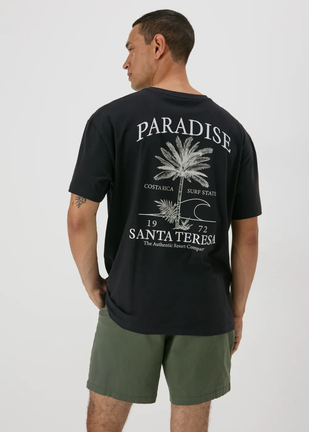 Black Costa Rica T-Shirt - S Image 2