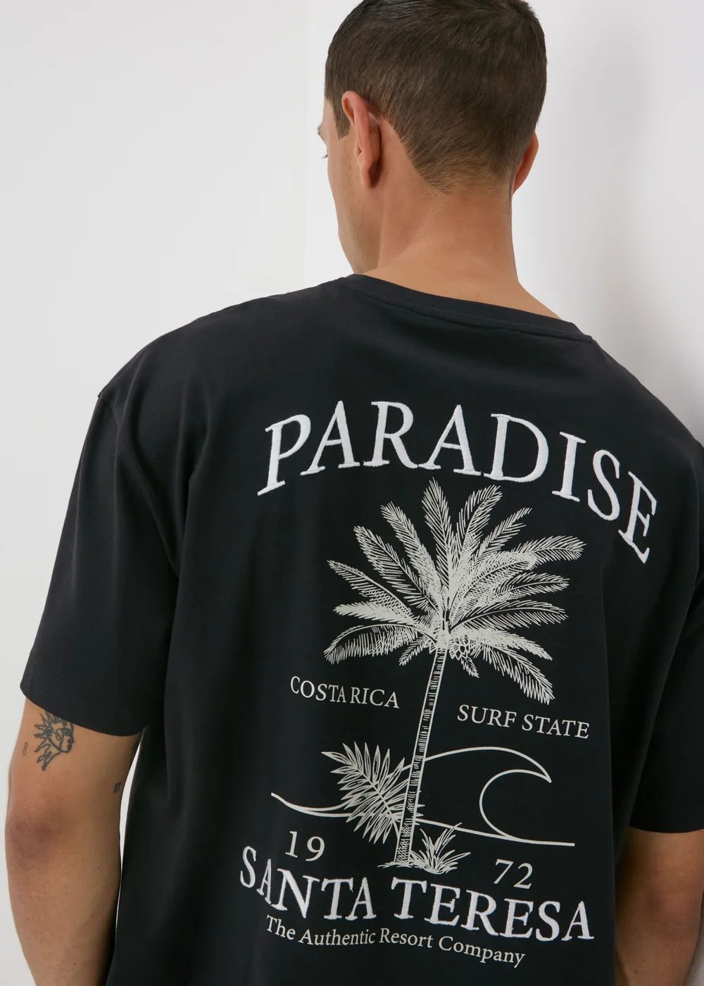 Black Costa Rica T-Shirt - S Image 3