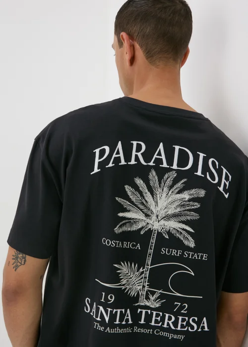 Black Costa Rica T-Shirt - S Image 3