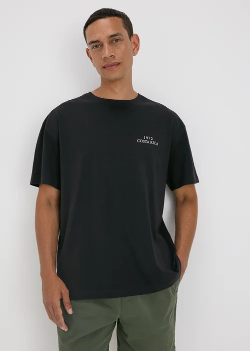 Black Costa Rica T-Shirt - S Image 1