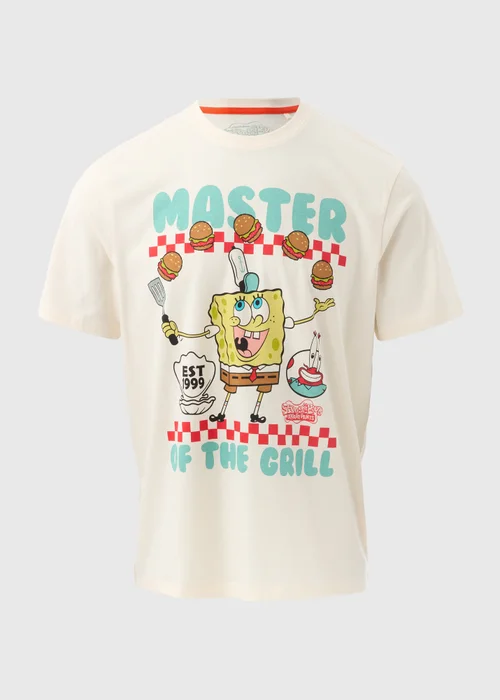 SpongeBob Ecru T-Shirt - S Image 5