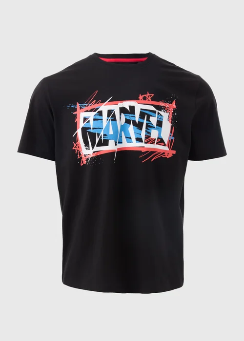 Marvel Print Black T-Shirt - S Image 5