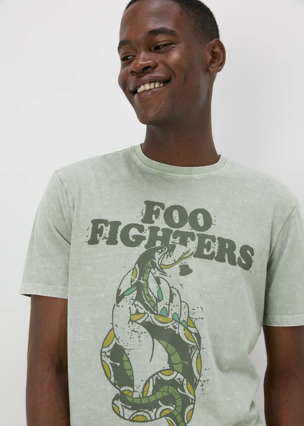 Khaki Foo Fighters T-Shirt - S Image 3
