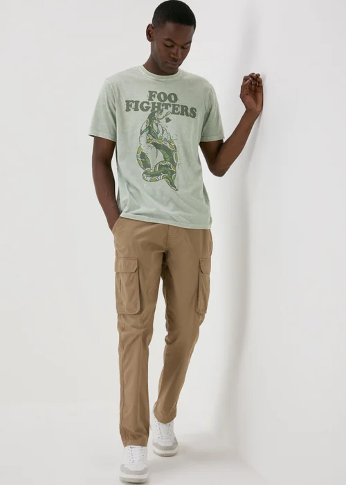Khaki Foo Fighters T-Shirt - S Image 4