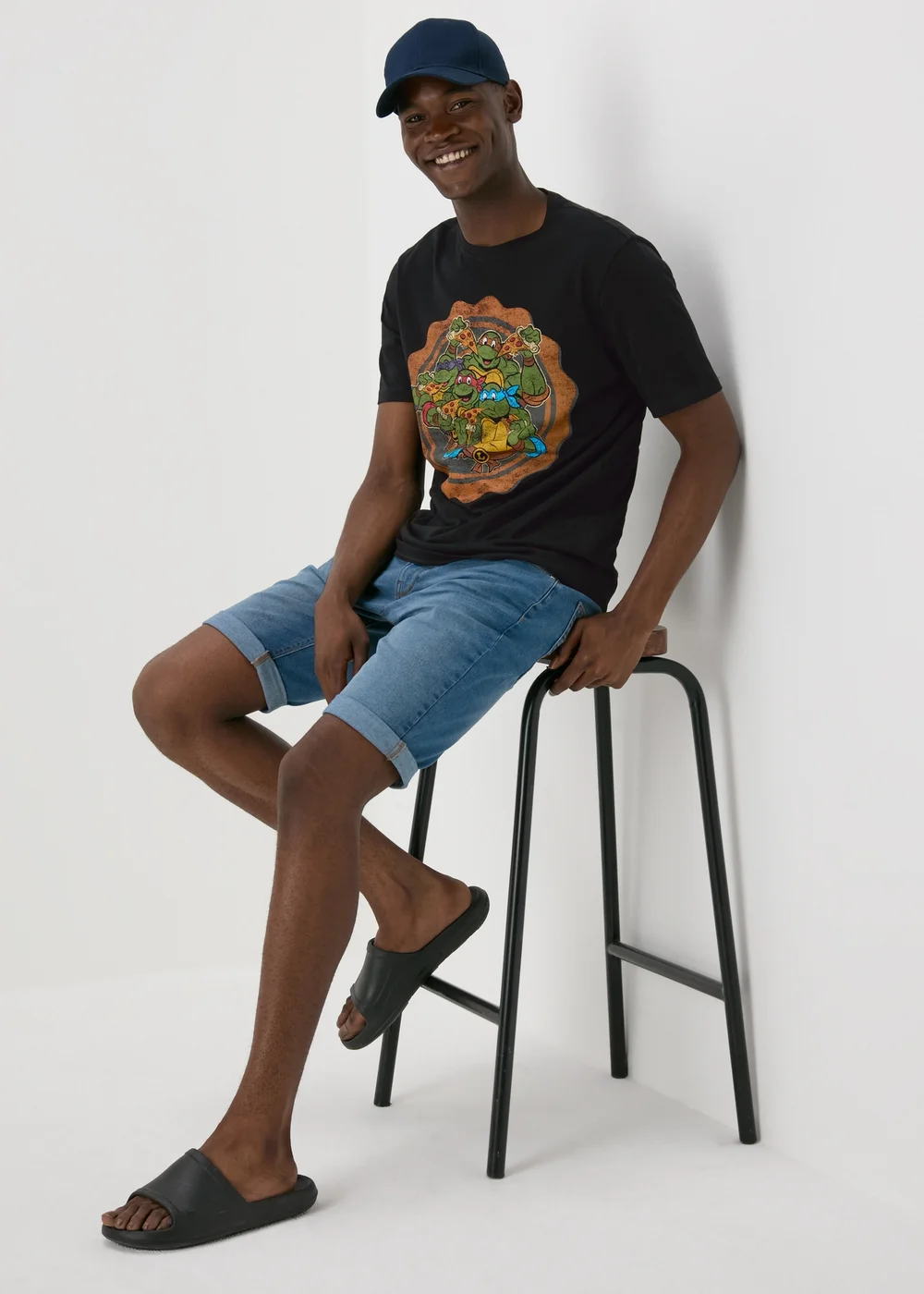 Ninja Turtles Black T-Shirt - S Image 4