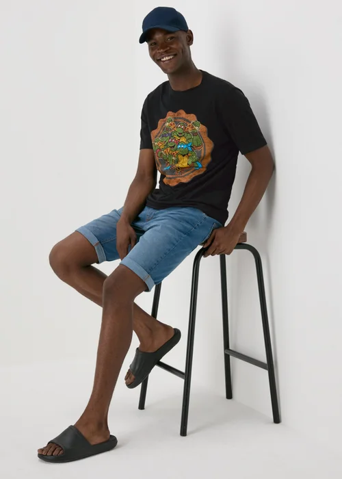 Ninja Turtles Black T-Shirt - S Image 4