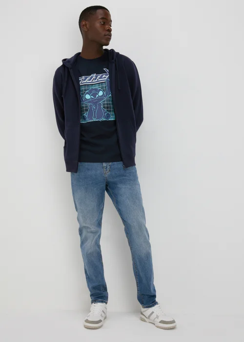 Stitch Navy T-Shirt - S Image 4