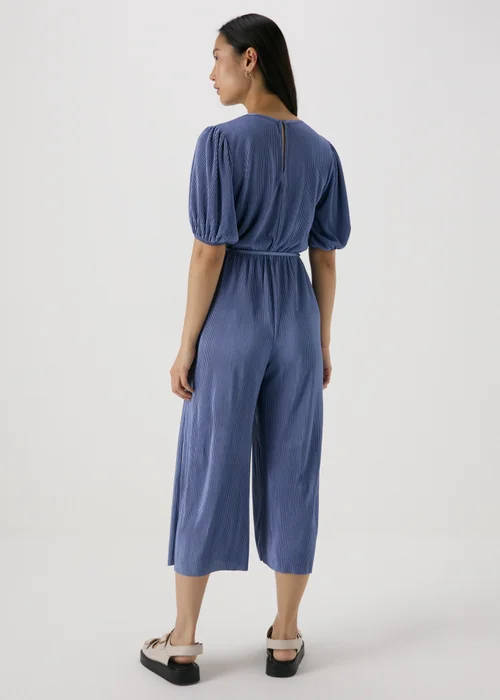 Blue Plisse Jumpsuit - 8 Image 2