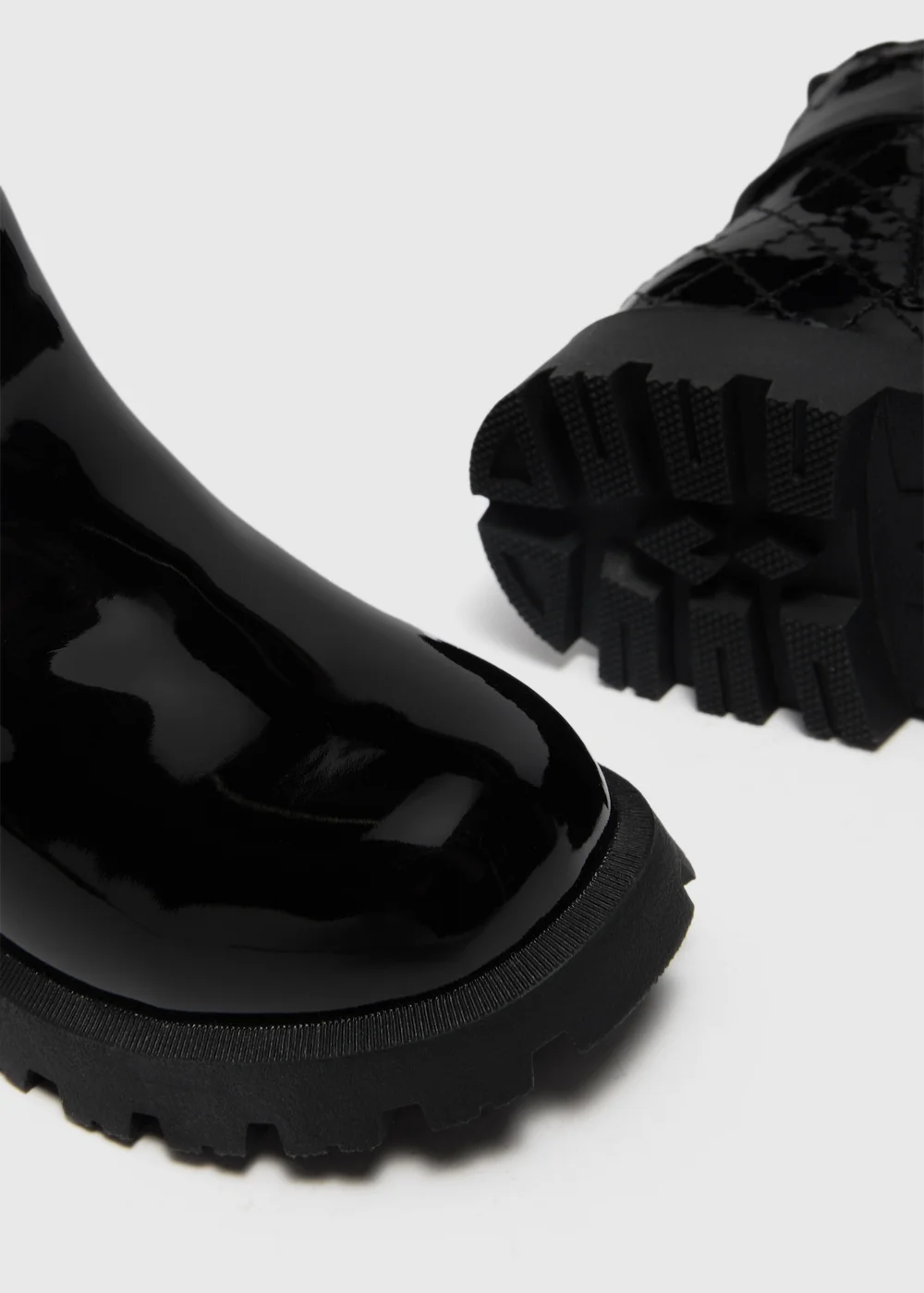 Girls Black Bow Chelsea Boots (Younger 4-12) - 6 Infant Image 2