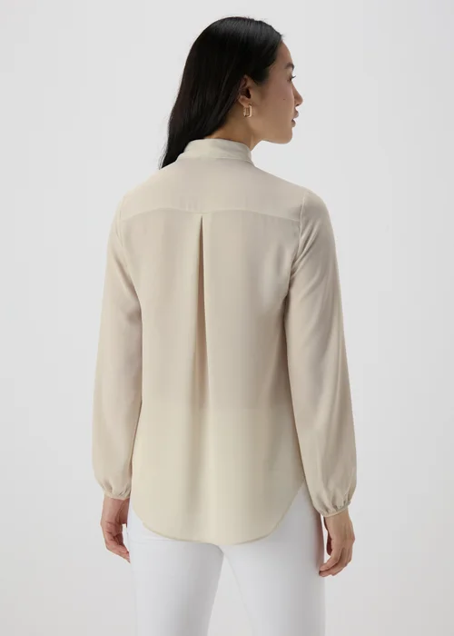 Et Vous Stone Half Zip Blouse - 8 Image 2