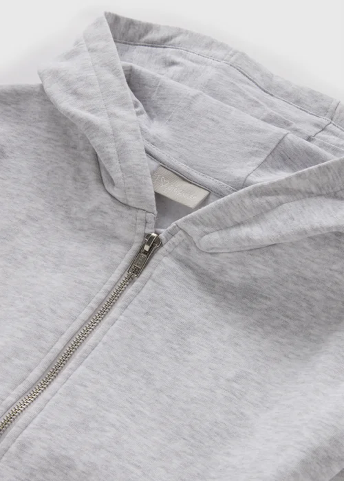 Girls Grey Zip Through Hoodie (7-15yrs) - 7 Yrs Image 2