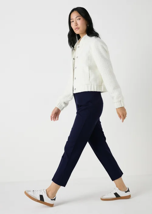 Et Vous Navy Tapered Trousers - 8 Image 3