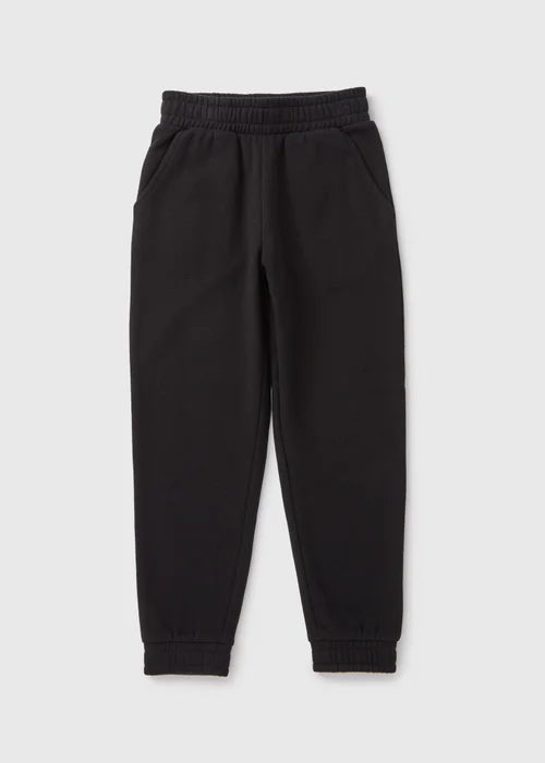 Girls Black Jogging Bottoms (7-15yrs) - 8 Yrs Image 1
