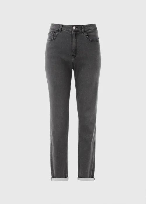 Jolie Grey Relaxed Skinny Jeans - 8 Image 4