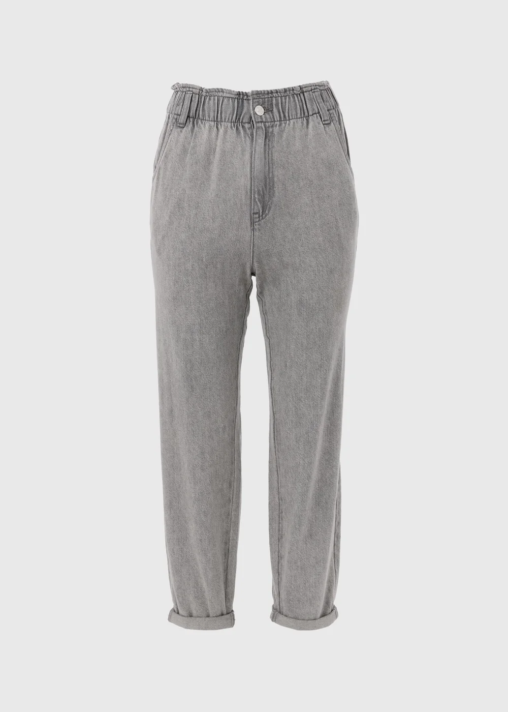 Grey Paperbag Jeans - 8 Image 5