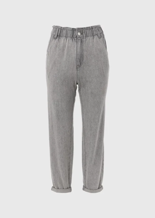 Grey Paperbag Jeans - 8 Image 5