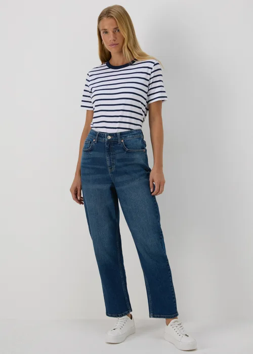 Indigo Mom Jeans - 8/L29 Image 1