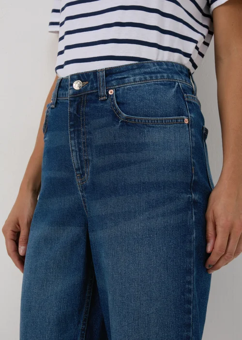 Indigo Mom Jeans - 8/L29 Image 3