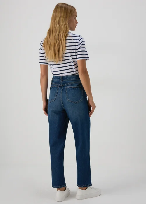 Indigo Mom Jeans - 8/L29 Image 2