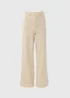 Ecru Wide Leg Jeans - Size 08 29 leg Image 5