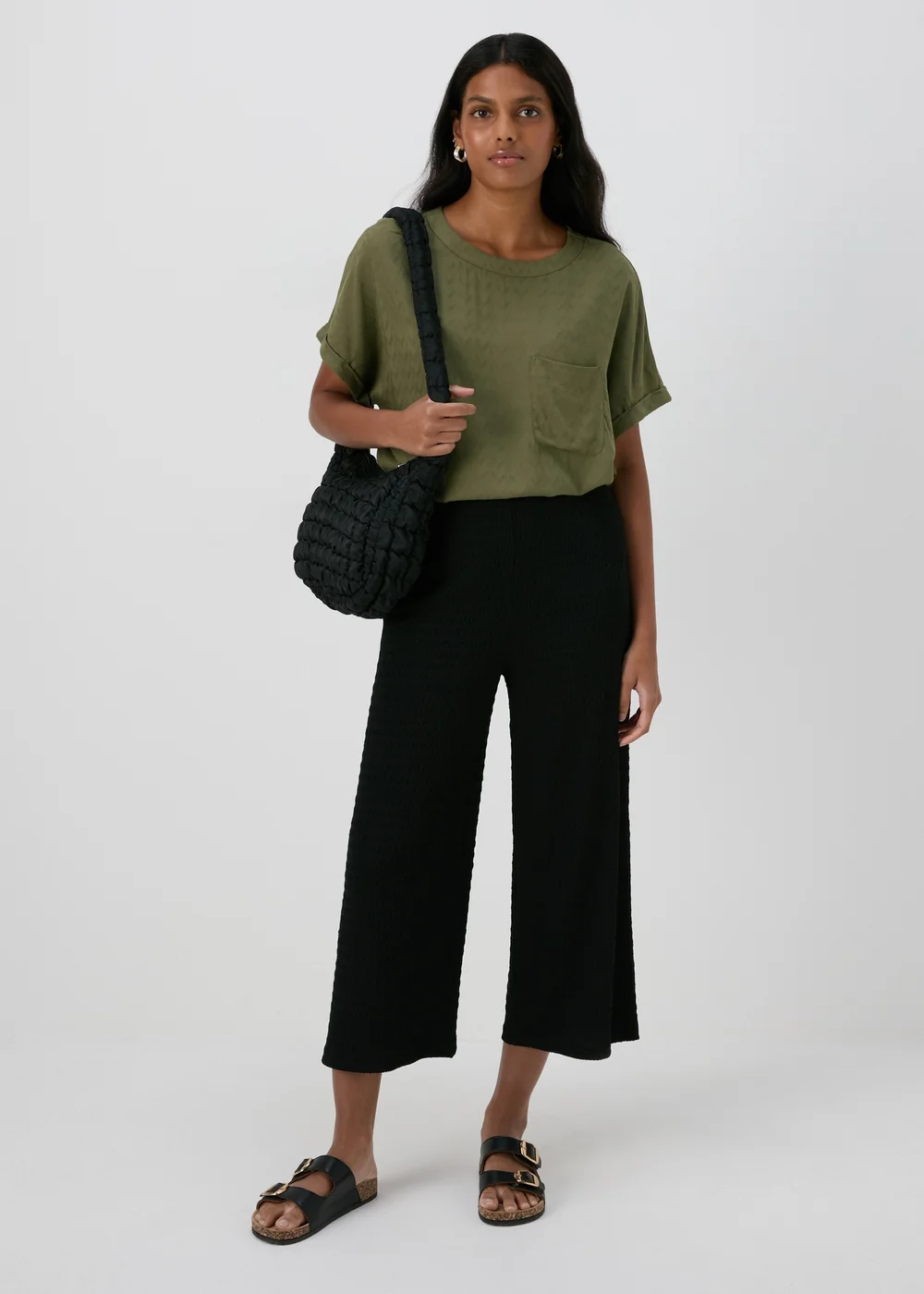 Khaki Pocket Box Top - 8 Image 4