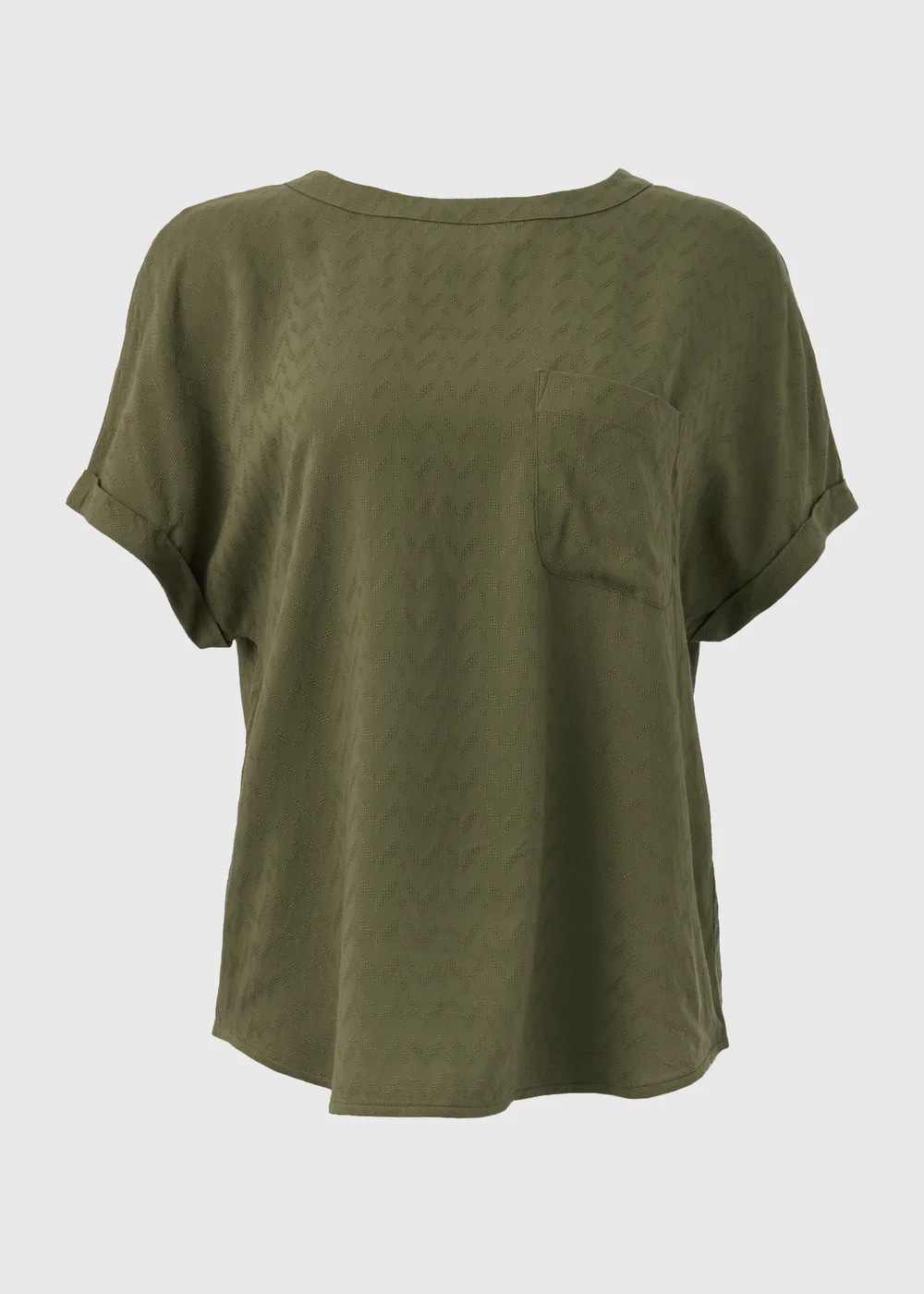 Khaki Pocket Box Top - 8 Image 5