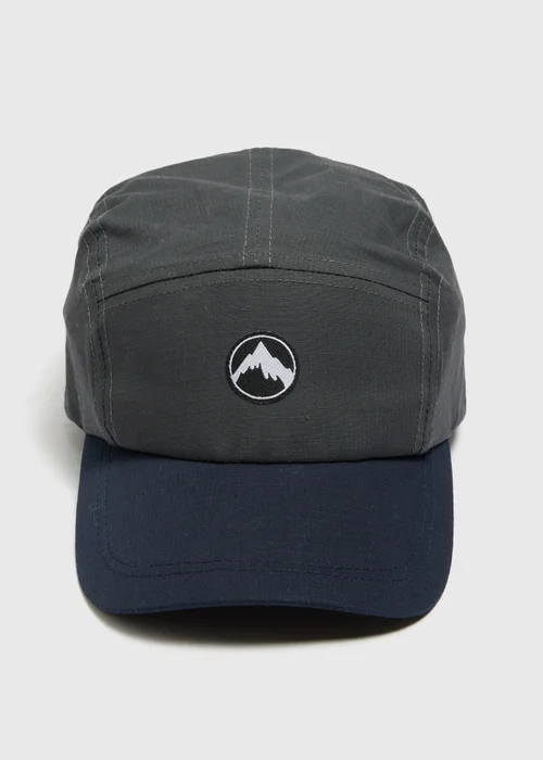Grey Panel Logo Cap - One Size Image 1