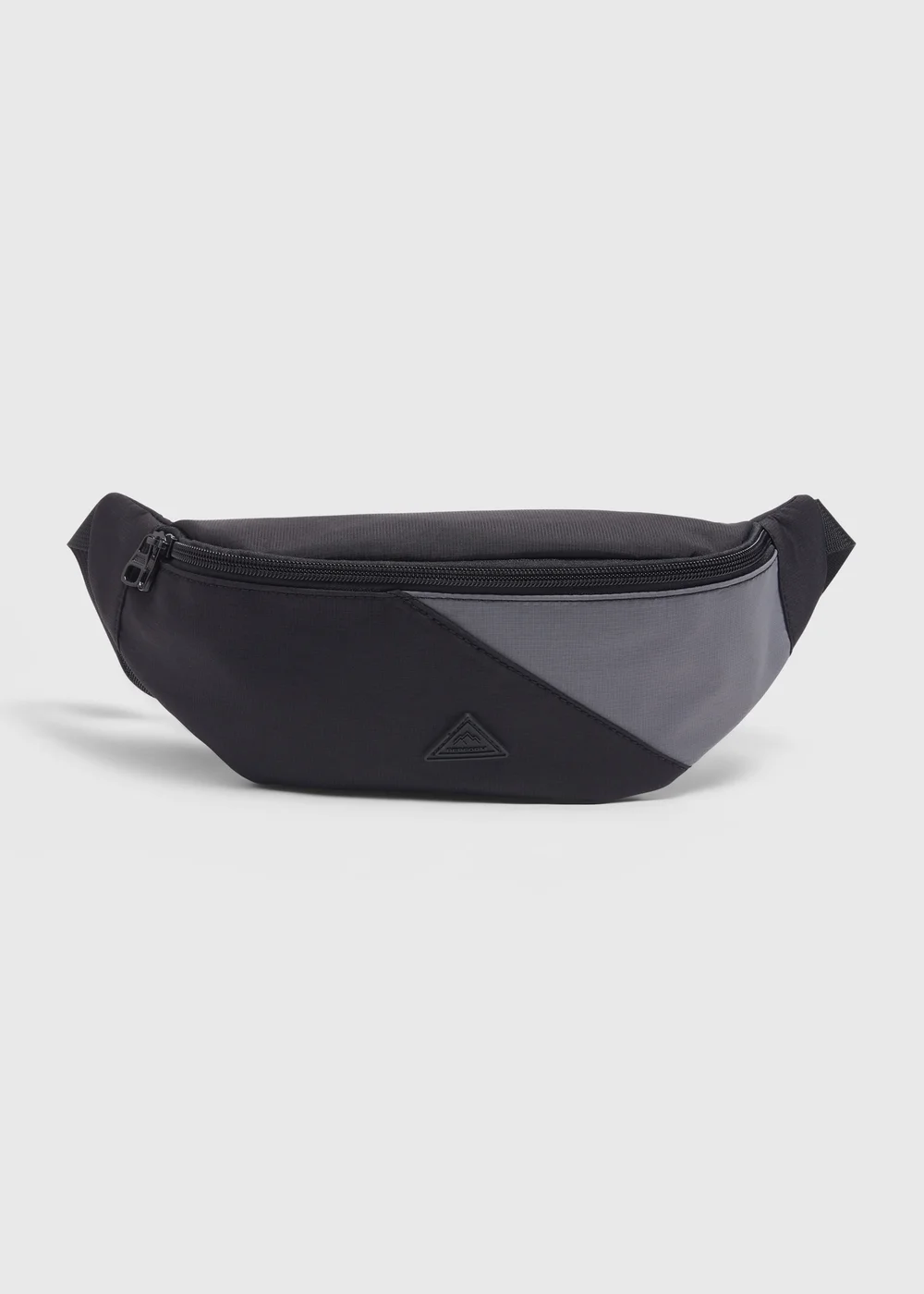 Black Panel Bum Bag - One Size Image 1