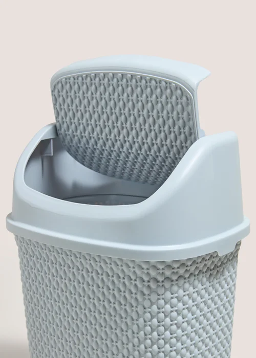 Grey Plastic Bin (30cmx23cm) Image 2
